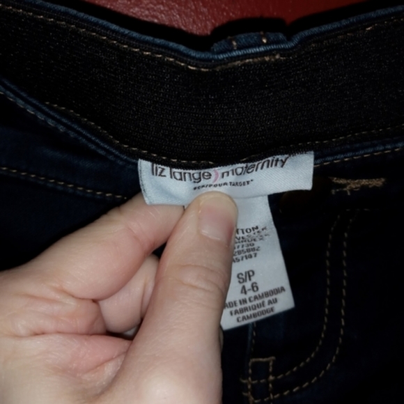 Liz Lange Maternity Pants Sz 4-6 Small - Picture 4 of 5